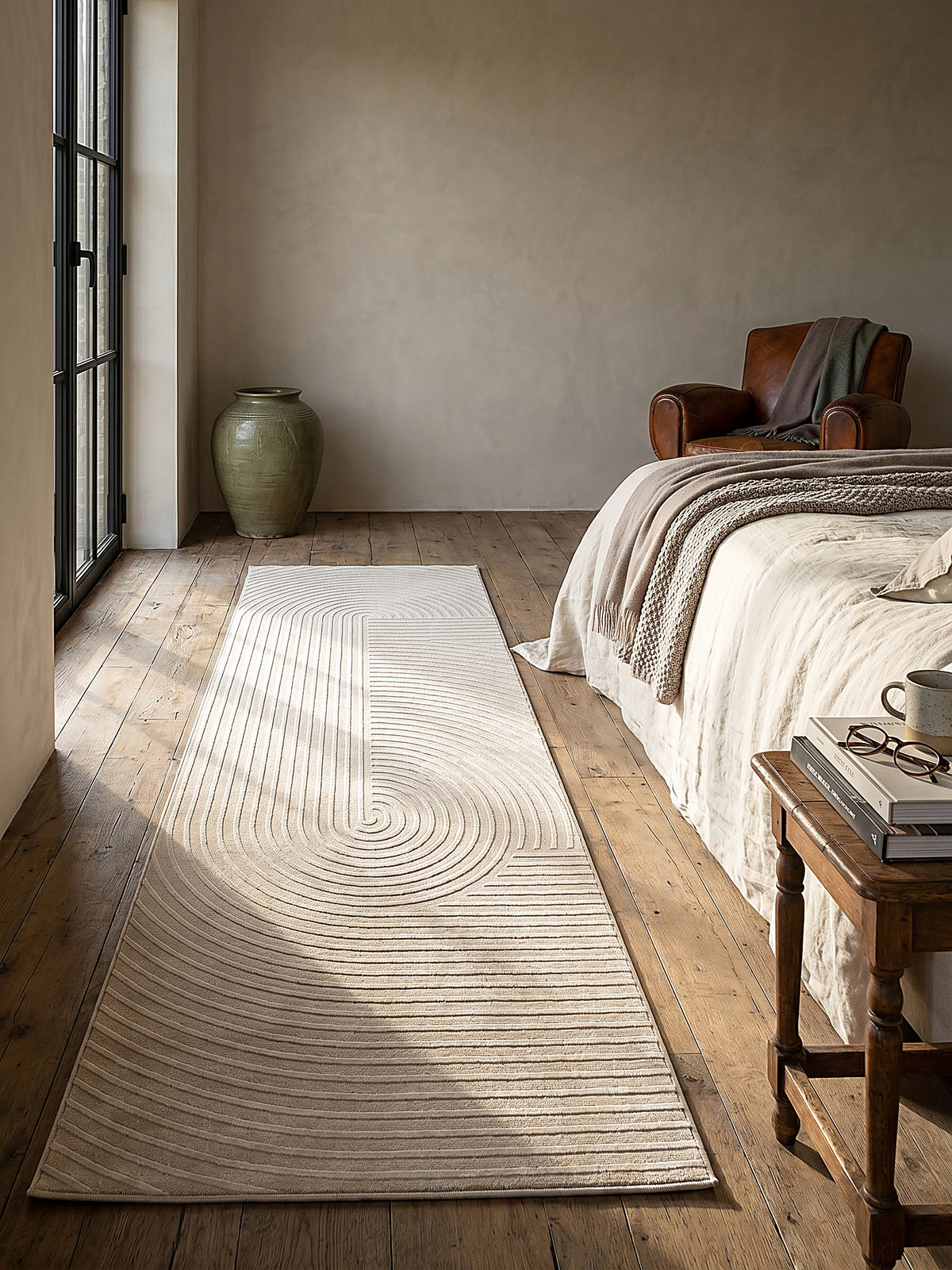 Teppich Beige Textur Nahaufnahme_