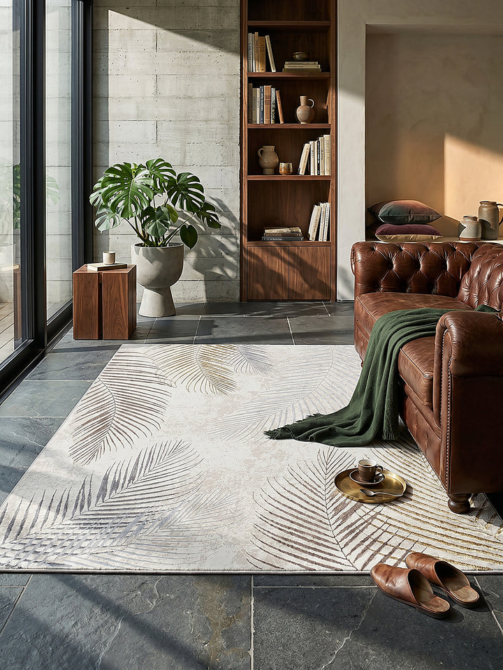 Teppich Creme Textur Nahaufnahme_