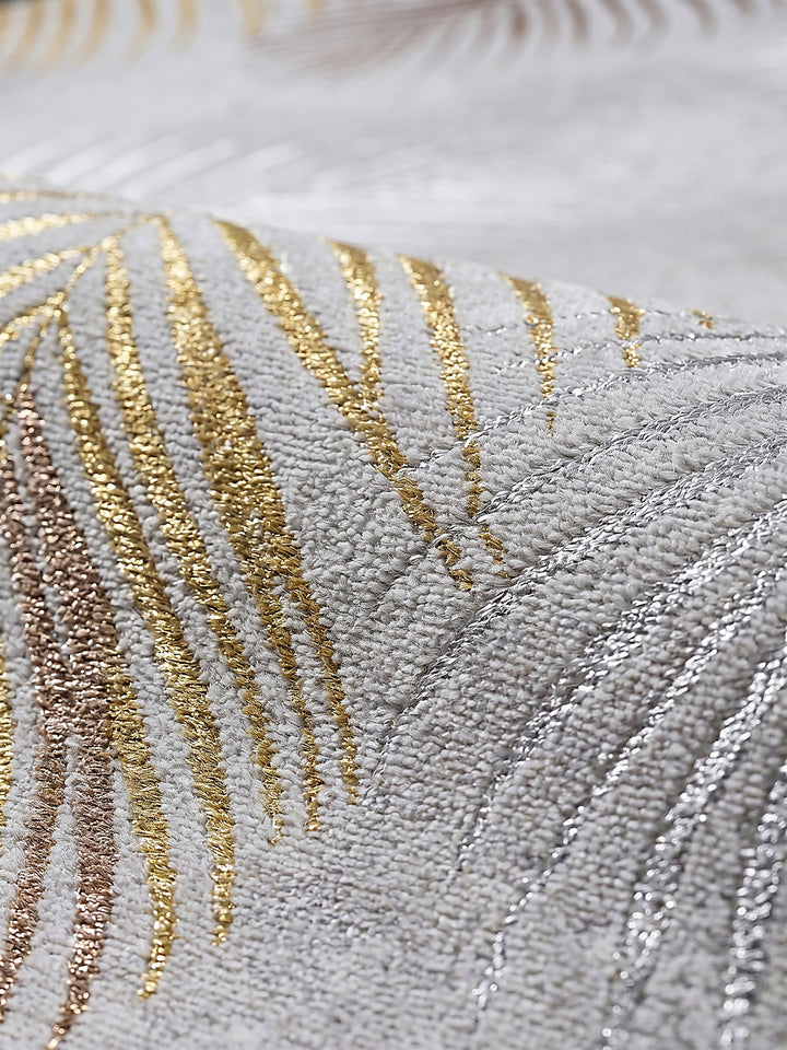 Teppich Grau Farbdetail Muster_