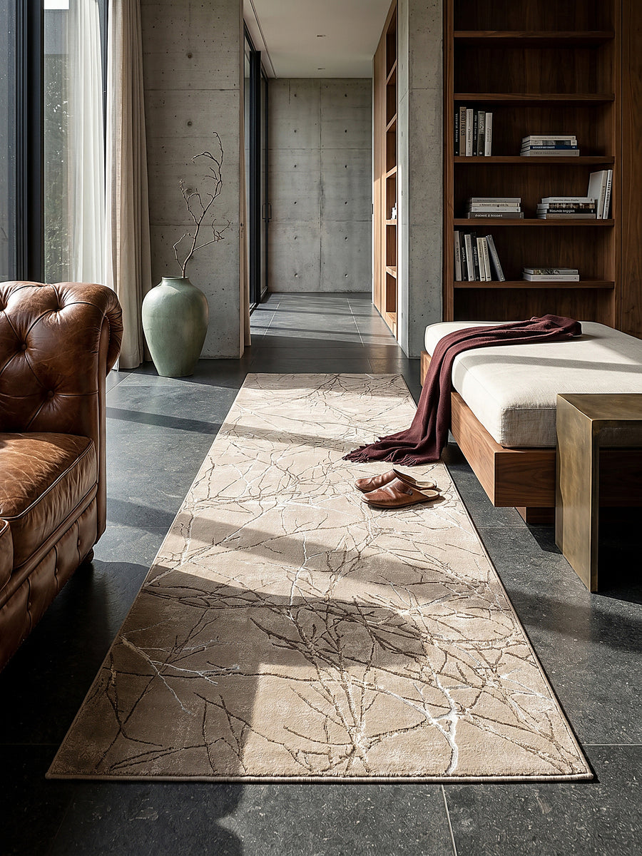 Teppich Beige Textur Nahaufnahme_