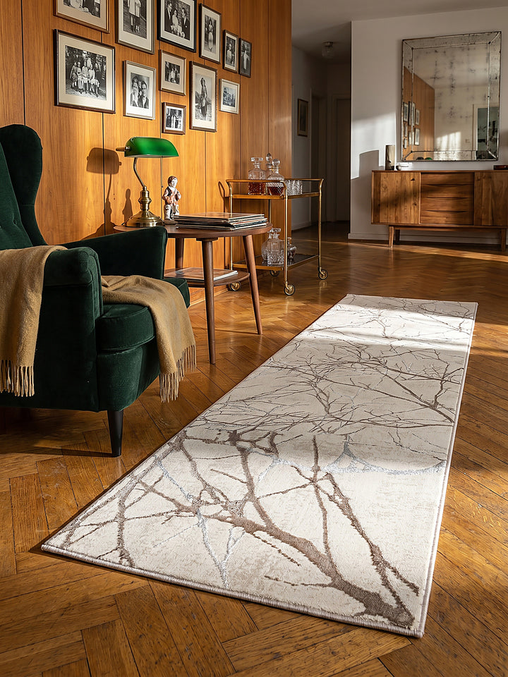 Teppich Creme Textur Nahaufnahme_