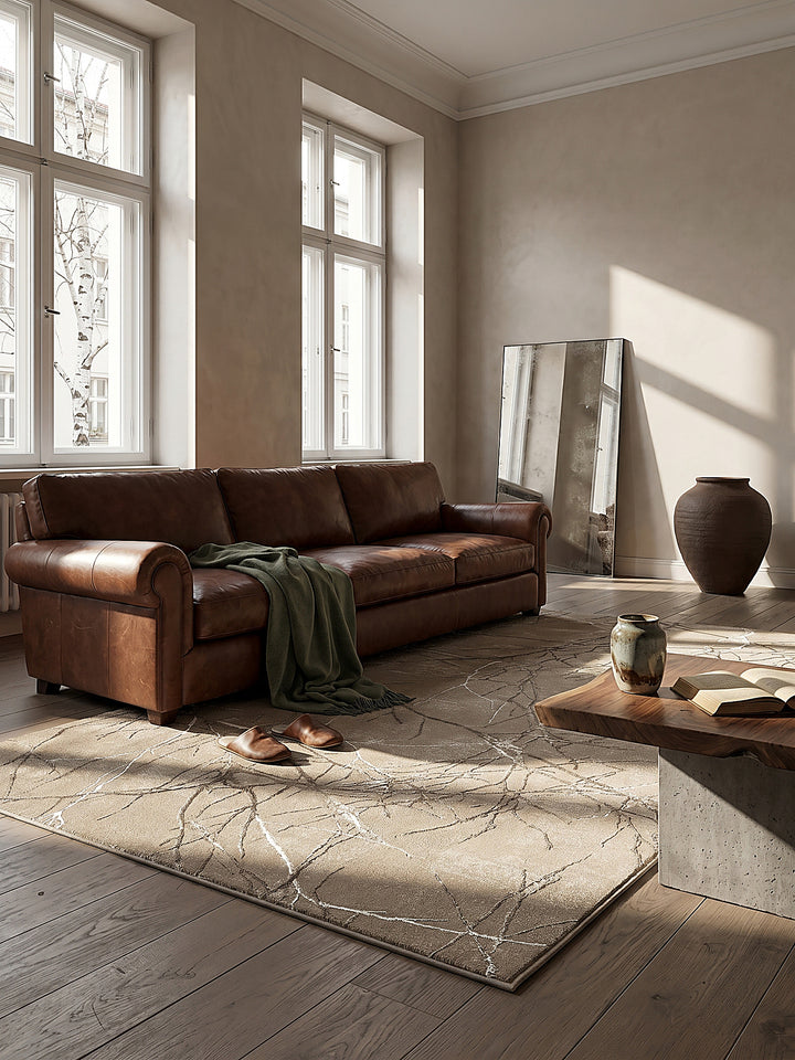 Teppich Beige Textur Nahaufnahme_