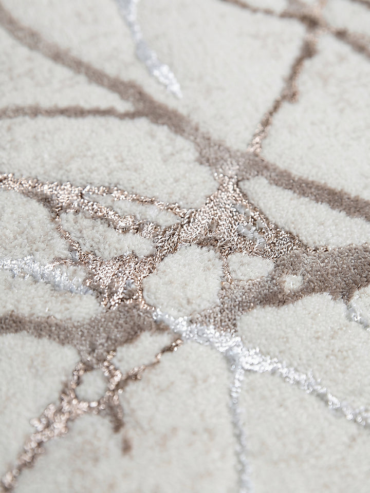 Teppich Creme Farbdetail Muster_