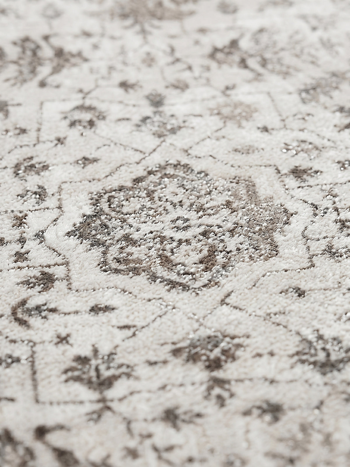 Teppich Creme Farbdetail Muster_
