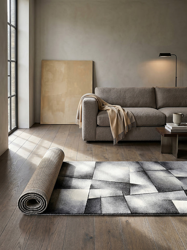Teppich Anthrazit Läufer Editorial Styling_