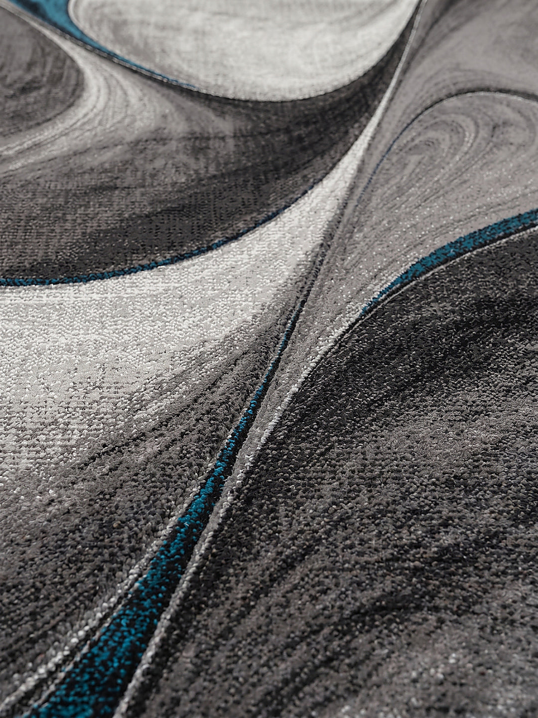 Teppich Grau Farbdetail Muster_