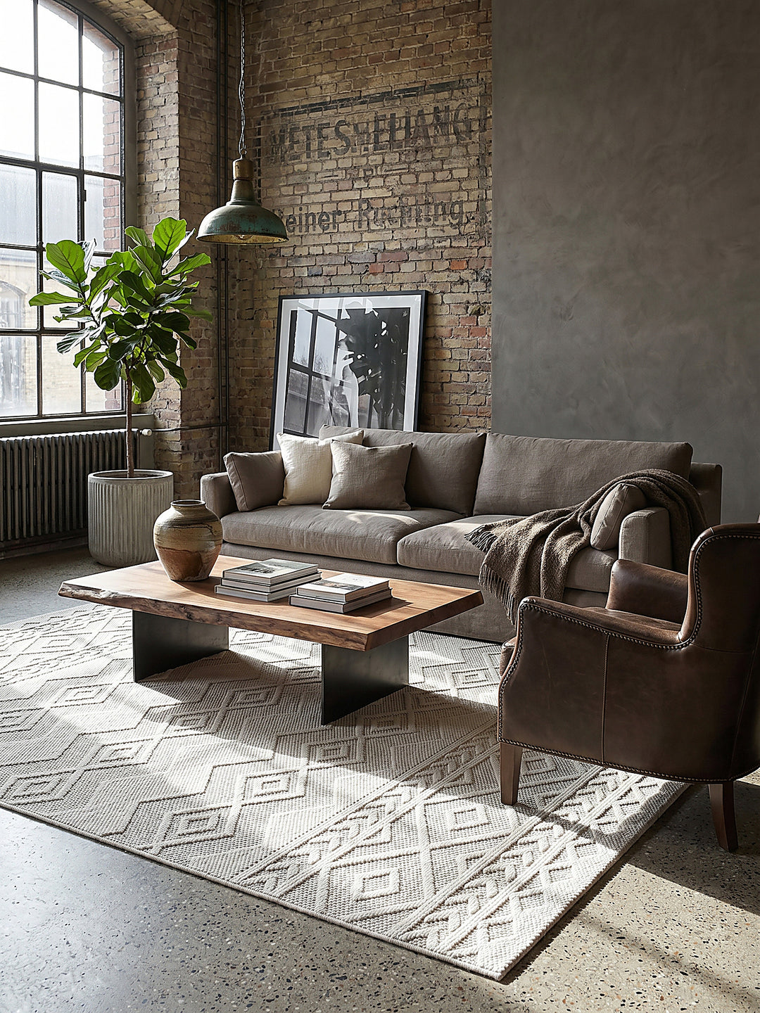 Teppich Creme Textur Nahaufnahme_