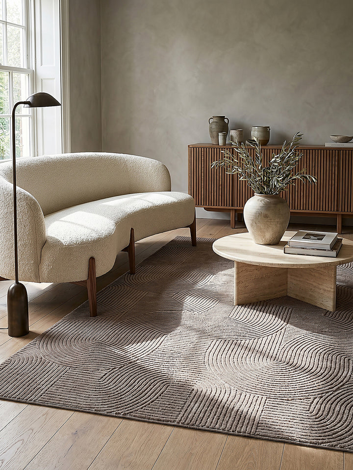 Teppich Beige Farbdetail Muster_
