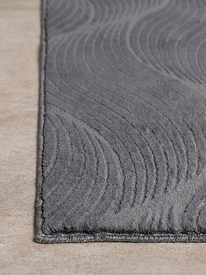 Teppich Anthrazit Farbdetail Muster_