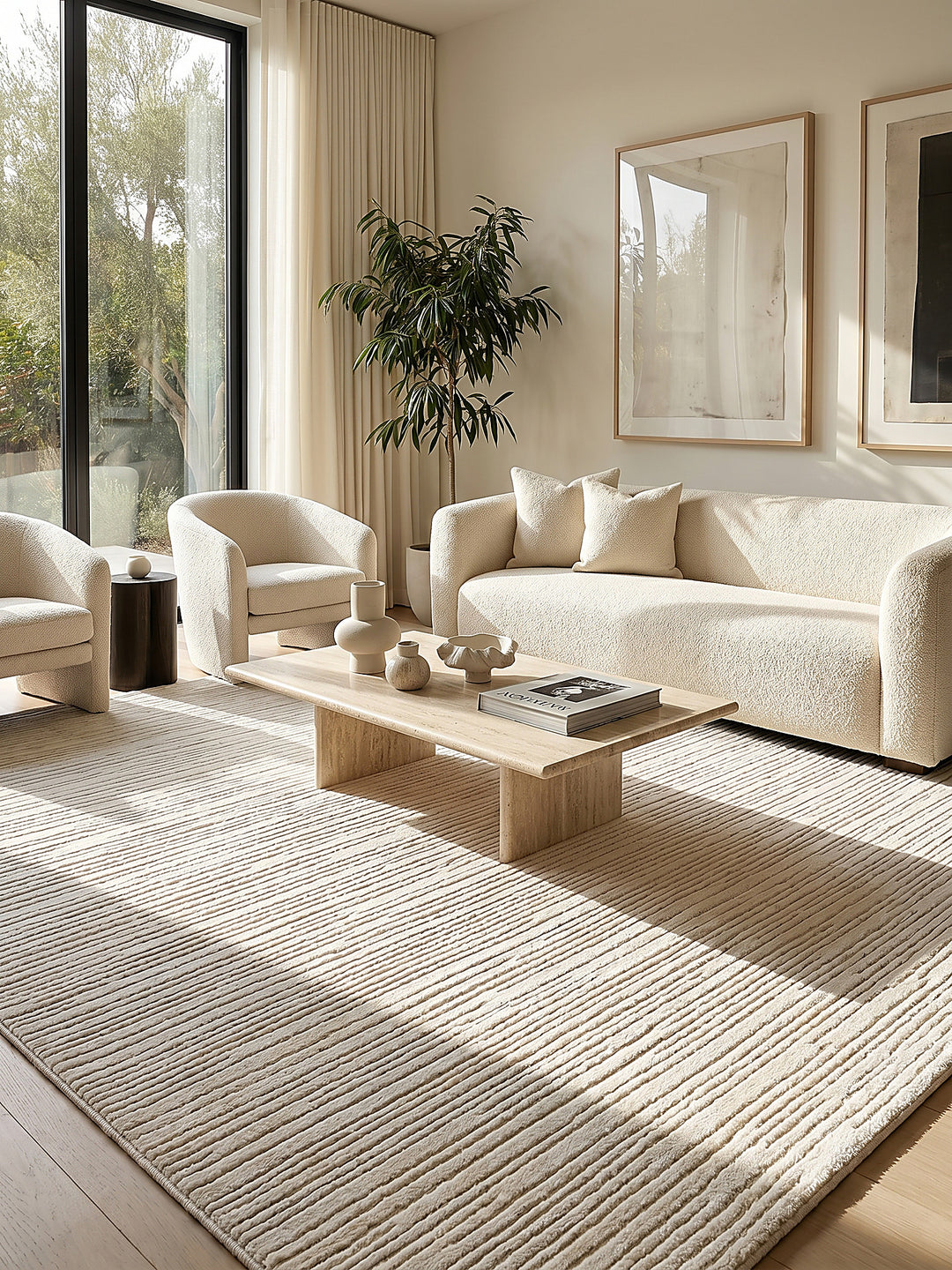 Teppich Creme Farbdetail Muster_