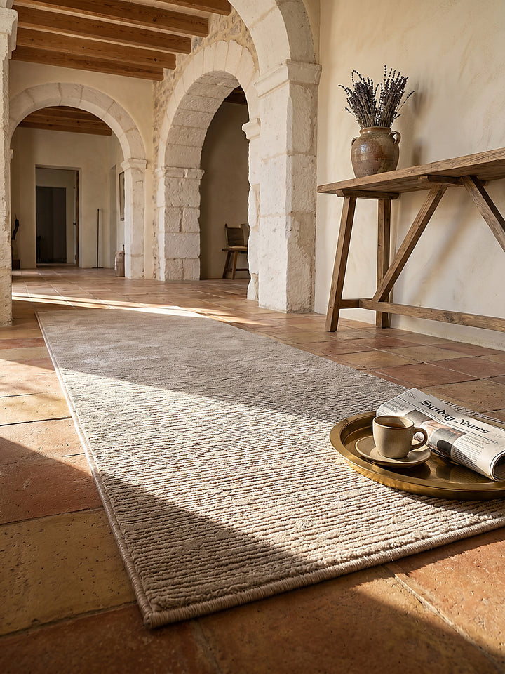 Teppich Beige Textur Nahaufnahme_