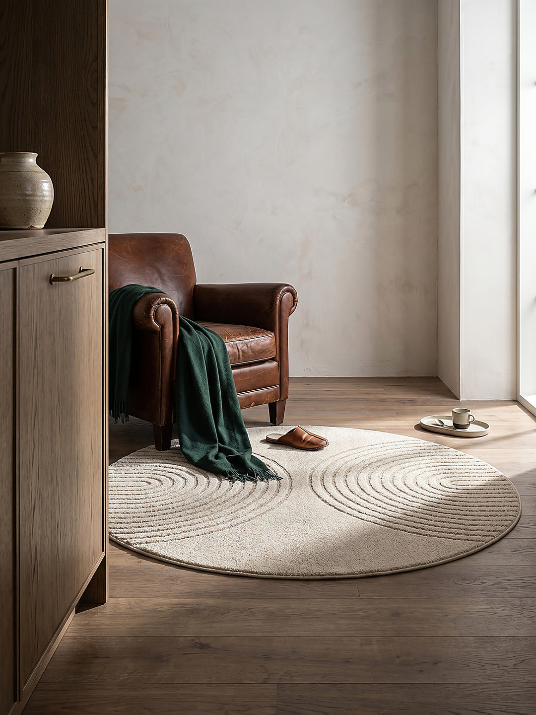 Teppich Beige Textur Nahaufnahme_