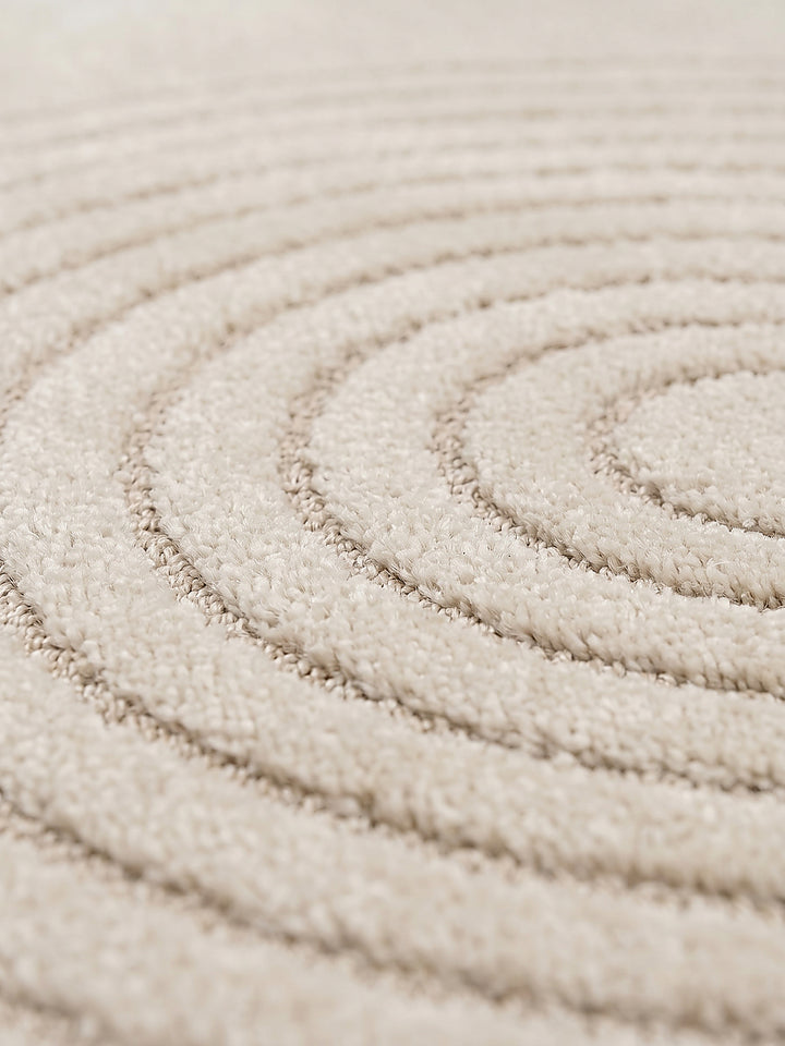 Teppich Beige Farbdetail Muster_
