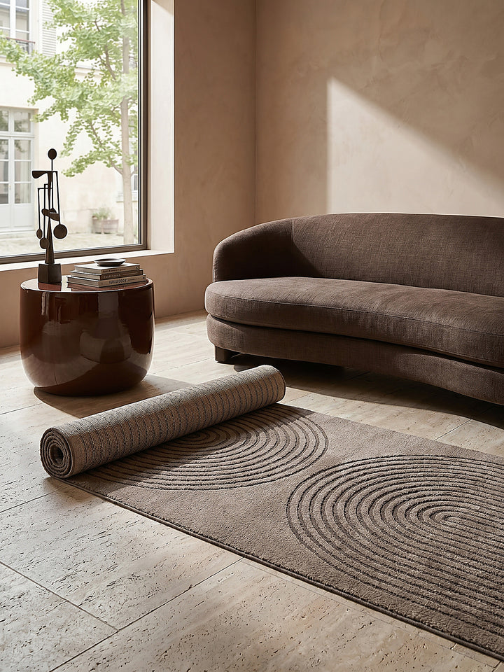 Teppich Braun Läufer Editorial Styling_