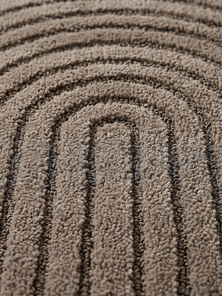 Teppich Braun Farbdetail Muster_