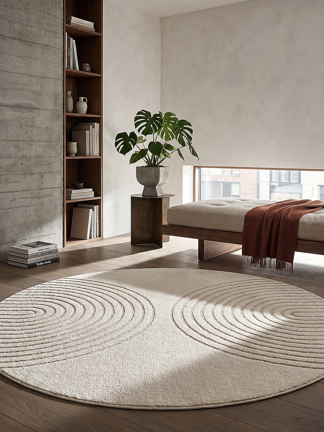 Teppich Creme Textur Nahaufnahme_