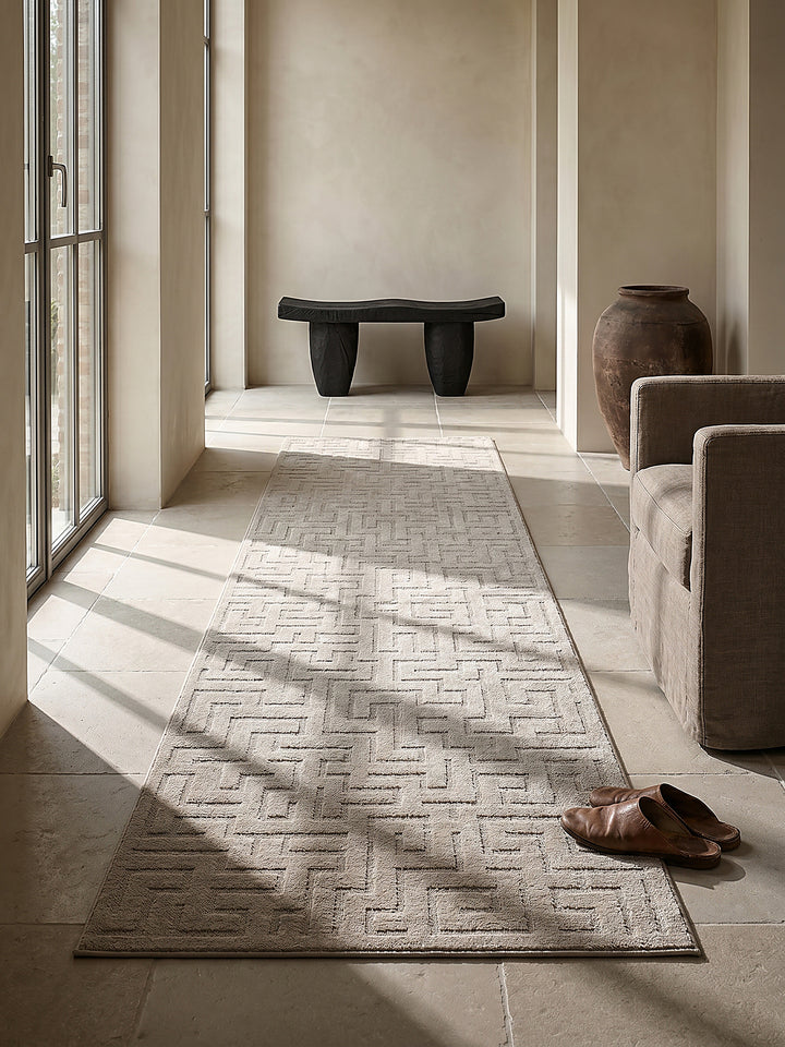 Teppich Beige Textur Nahaufnahme_