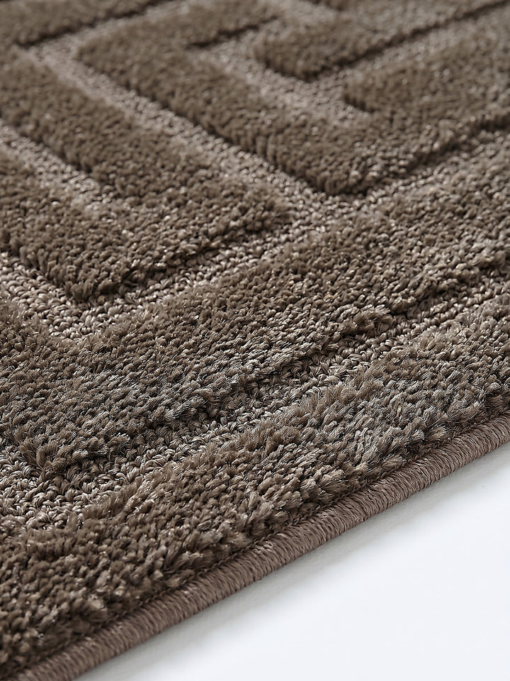 Teppich Braun Farbdetail Muster_