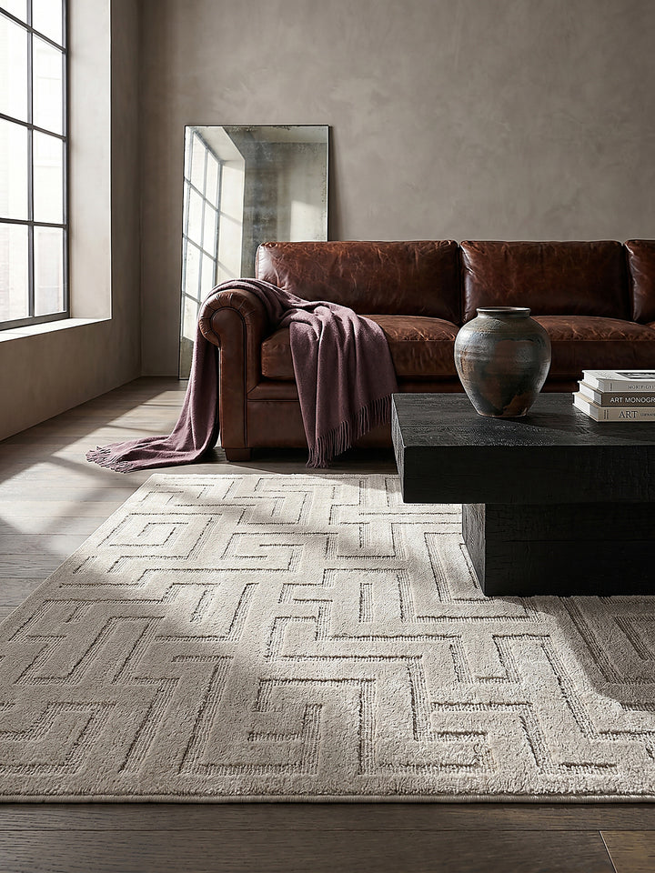 Teppich Beige Textur Nahaufnahme_