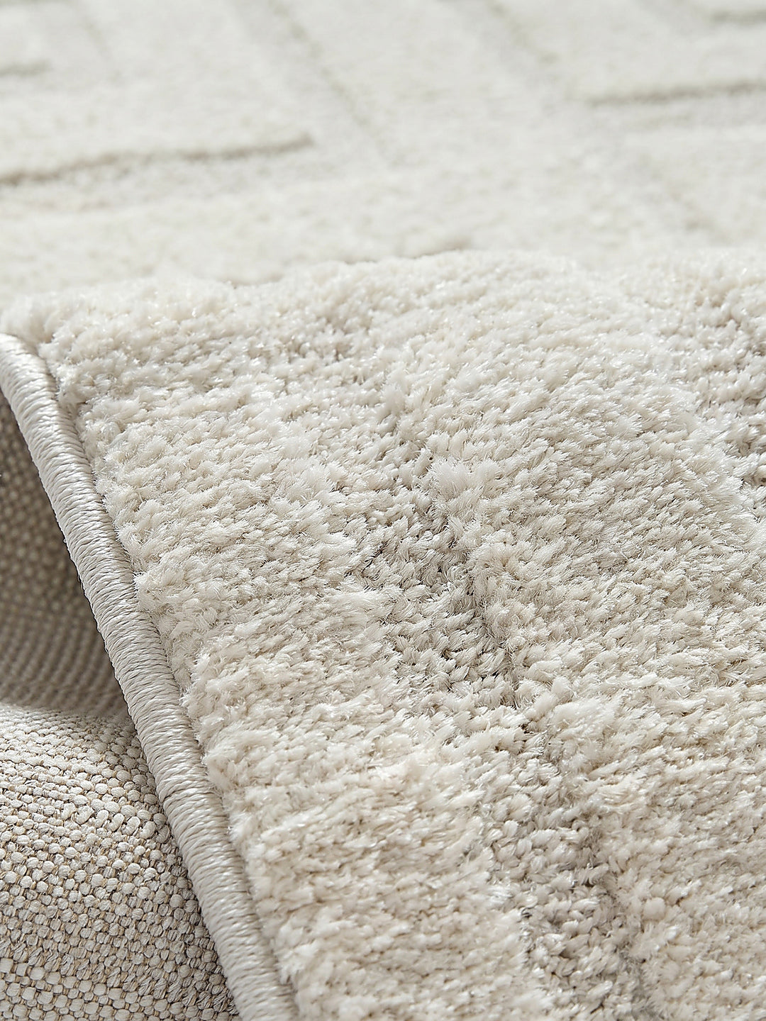 Teppich Creme Farbdetail Muster_