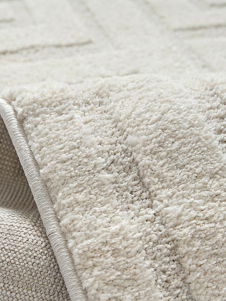 Teppich Creme Farbdetail Muster_