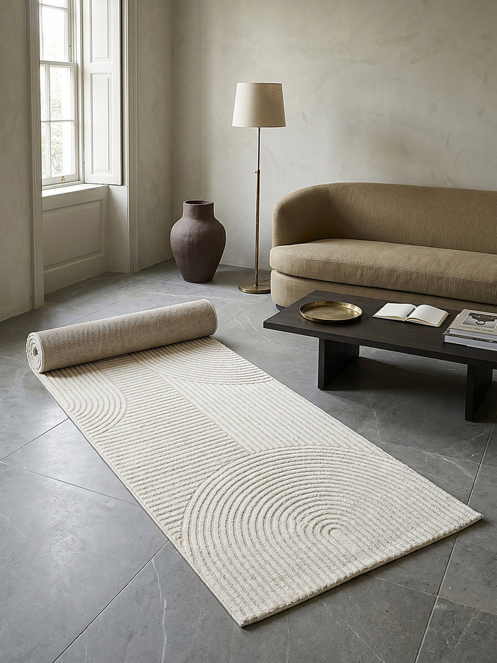 Teppich Creme Läufer Editorial Styling_