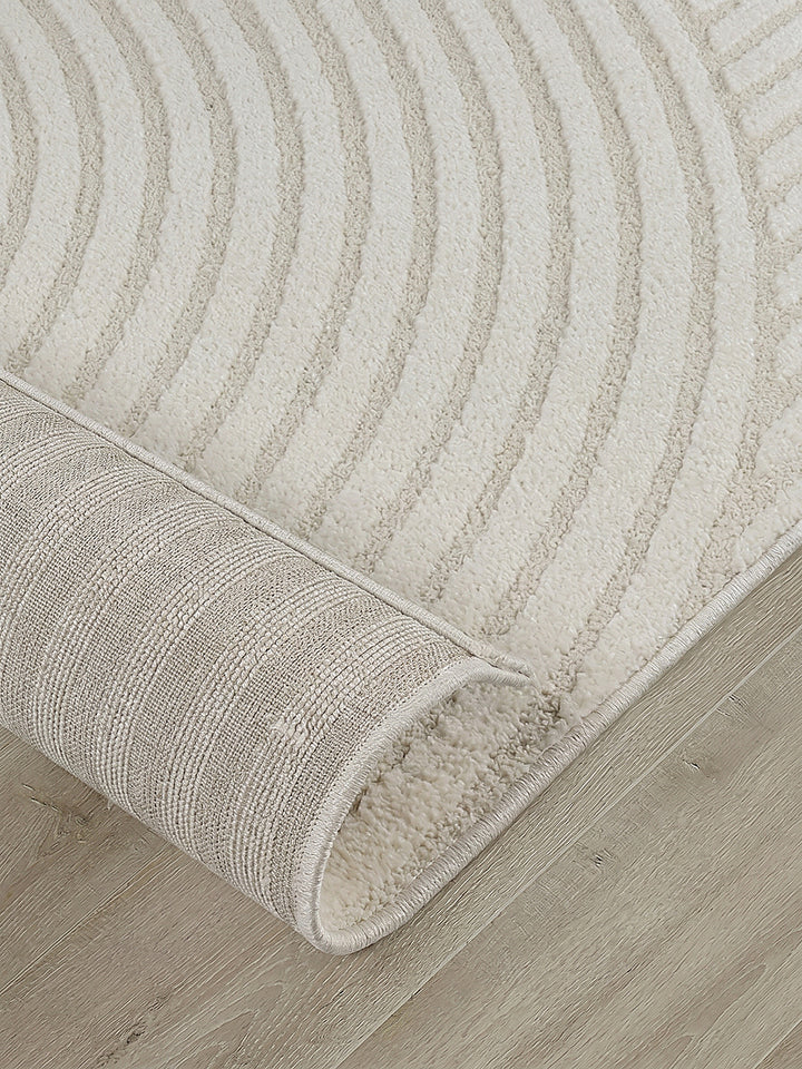 Teppich Creme Farbdetail Muster_