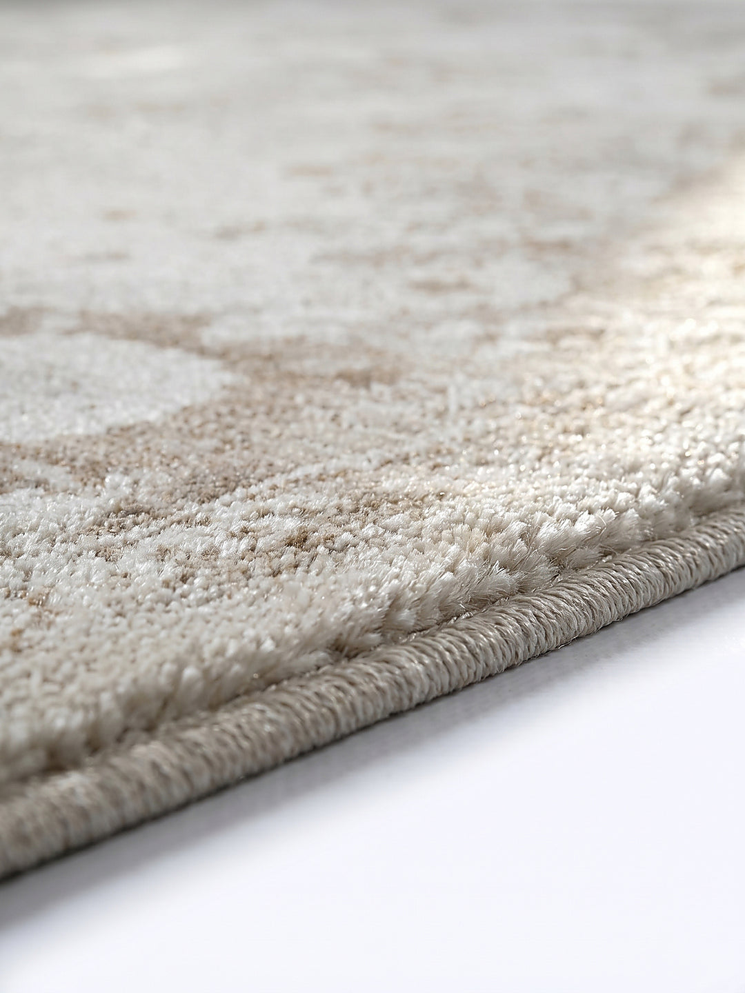 Teppich Beige Florhöhe Profil_