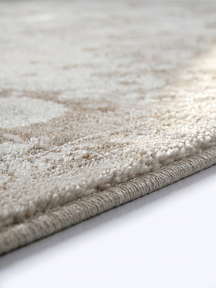 Teppich Beige Florhöhe Profil_