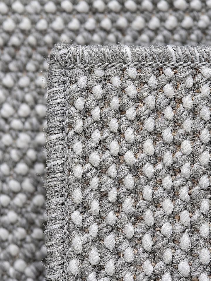 Teppich Grau Farbdetail Muster_