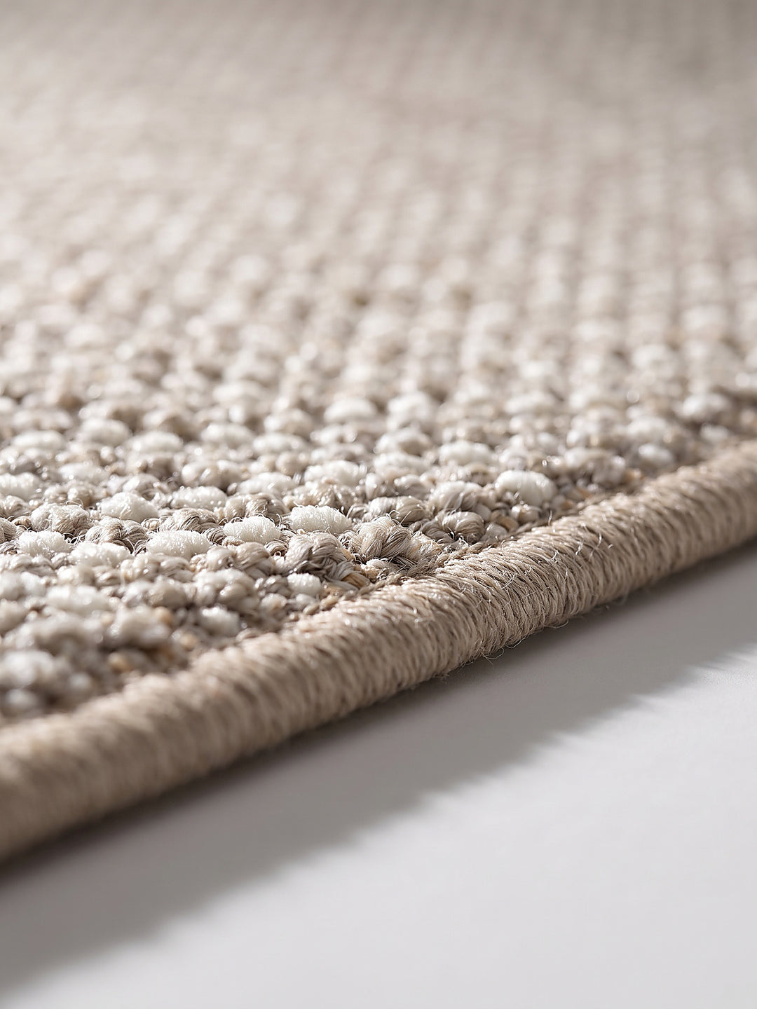 Teppich Beige Florhöhe Profil_