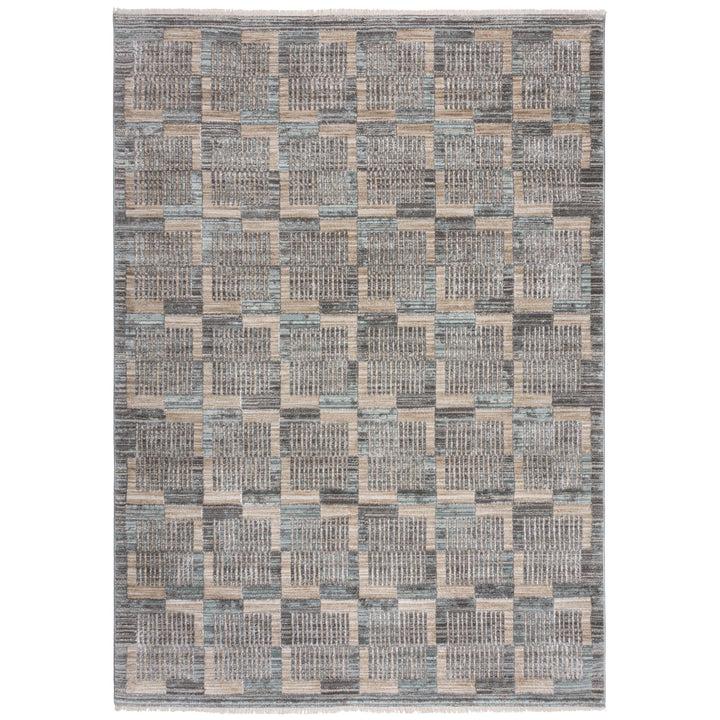 Jute Teppich Karos Geometrisch - Wohnzimmer_Rechteckig_