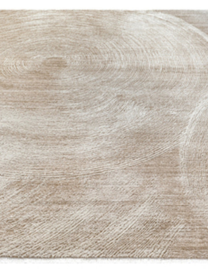 Kurzflor Teppich Beige abstrakt passend für Wohnraum und Flur aus hochwertigem Polyester SCRIVIA Serie_