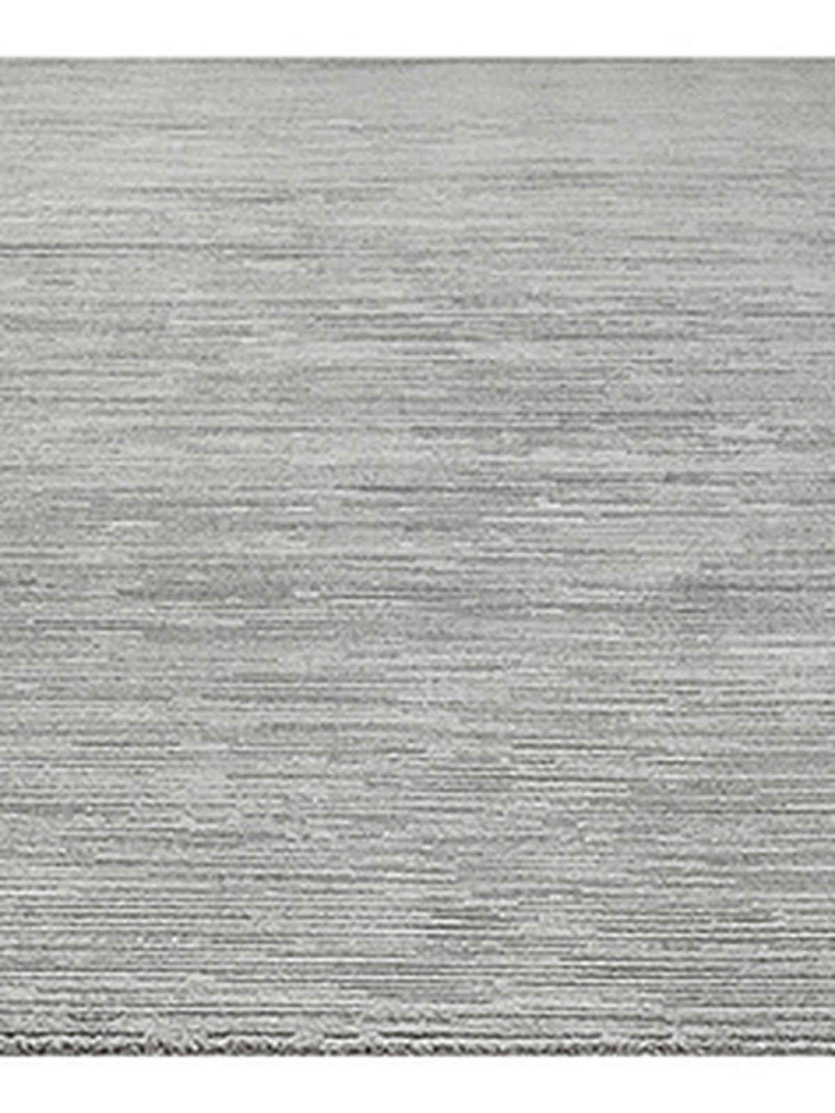 Teppich Grau Streifen Läufer Recycle Polyester Designteppich Kollektion KASOS Wohnraum 80x150_