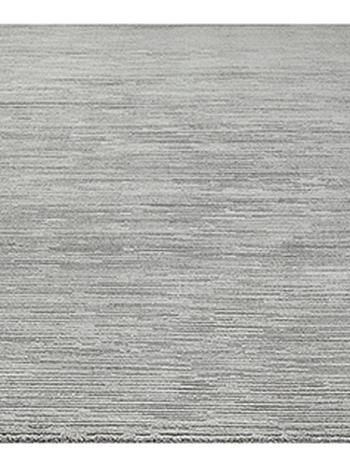 Teppich Grau Streifen rechteckig Recycle Polyester Designteppich Kollektion KASOS Wohnraum 120x170_