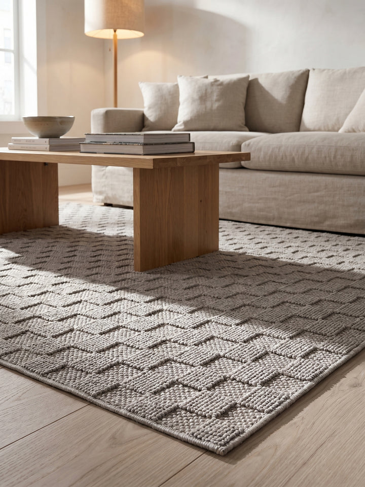 Teppich Silber rechteckig Textur_