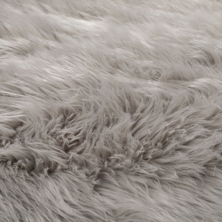 LUNE Luxus Shaggy-Teppich in Schaffell-Optik - Kadima Design_Grau_#sku_BARK503119368793#