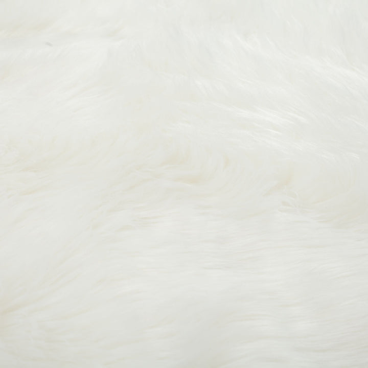 LUNE Luxus Shaggy-Teppich in Schaffell-Optik - Kadima Design_Weiß_#sku_BARK503119368792#