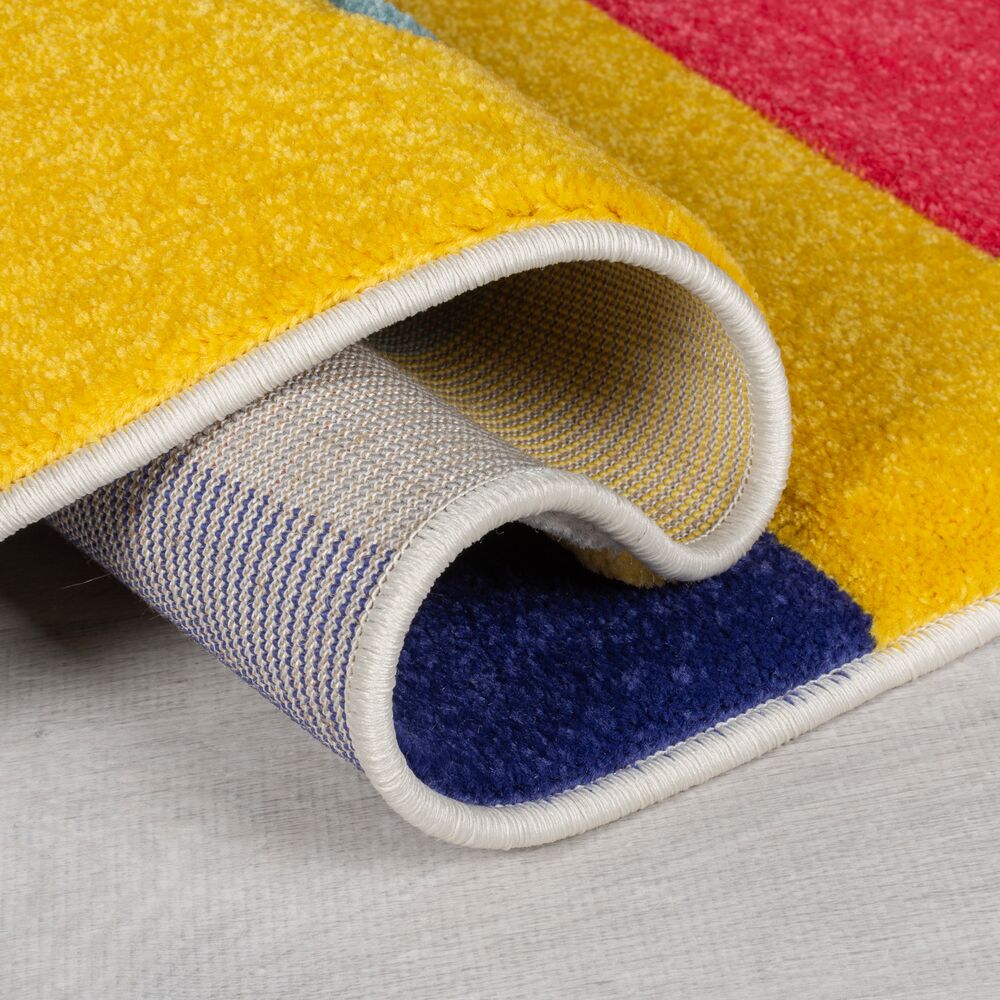 Teppich Abstrakt-Design - langlebig - mehrfarbig MOSS Rechteckig
