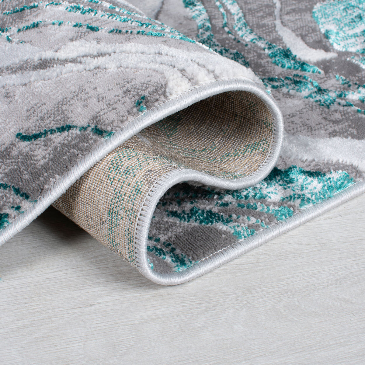 Teppich Marmor-Design - metallisch OUSE JOY_Rechteckig_