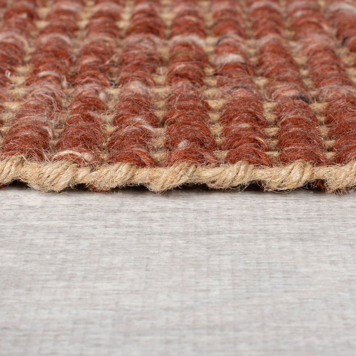 Teppich Jute-Wolle-Mix - handgewebt WEAVER_Läufer_