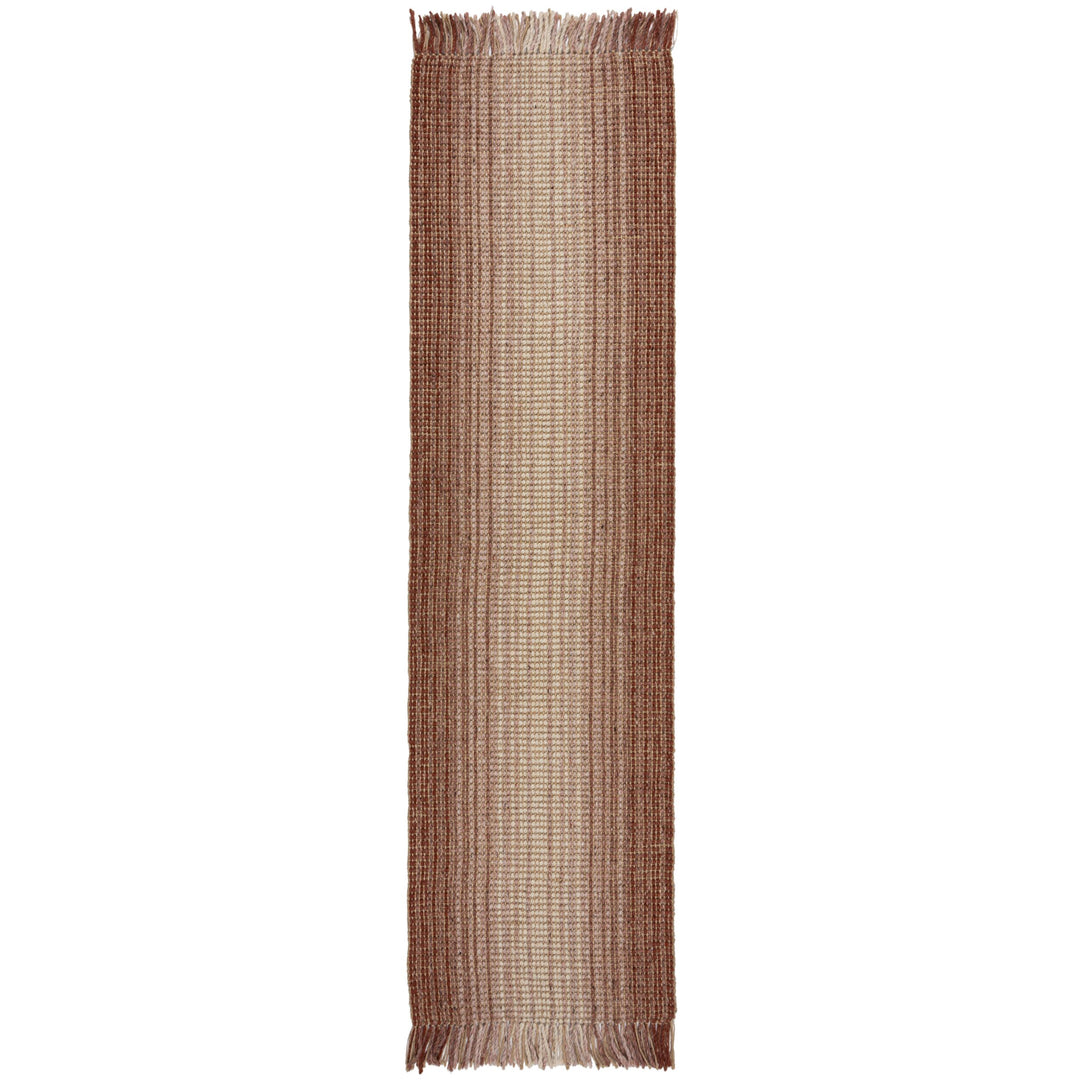 Jute-Wolle Teppich mit Farbverlauf - beidseitig nutzbar WEAVER_Läufer_