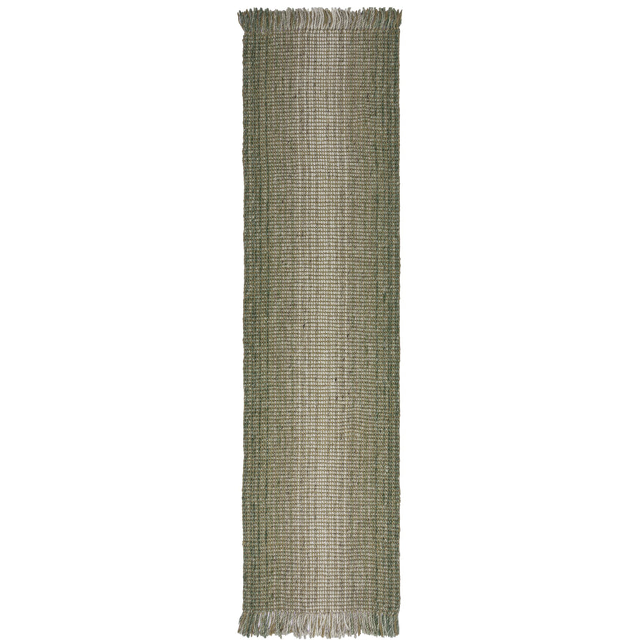 Luxus Handgewebter Teppich - Jute & Wolle Mix - Kollektion WEAVER von Kadima Design_Grün_#sku_BARK503119374594#