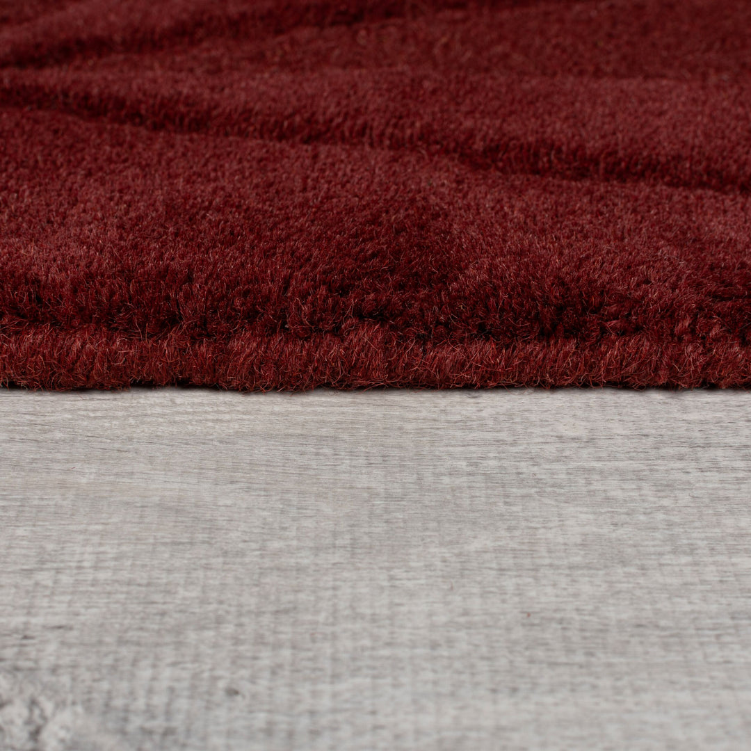 Wollteppich Hoch-Tief-Design - designstark DEBEN TROY_Rechteckig_
