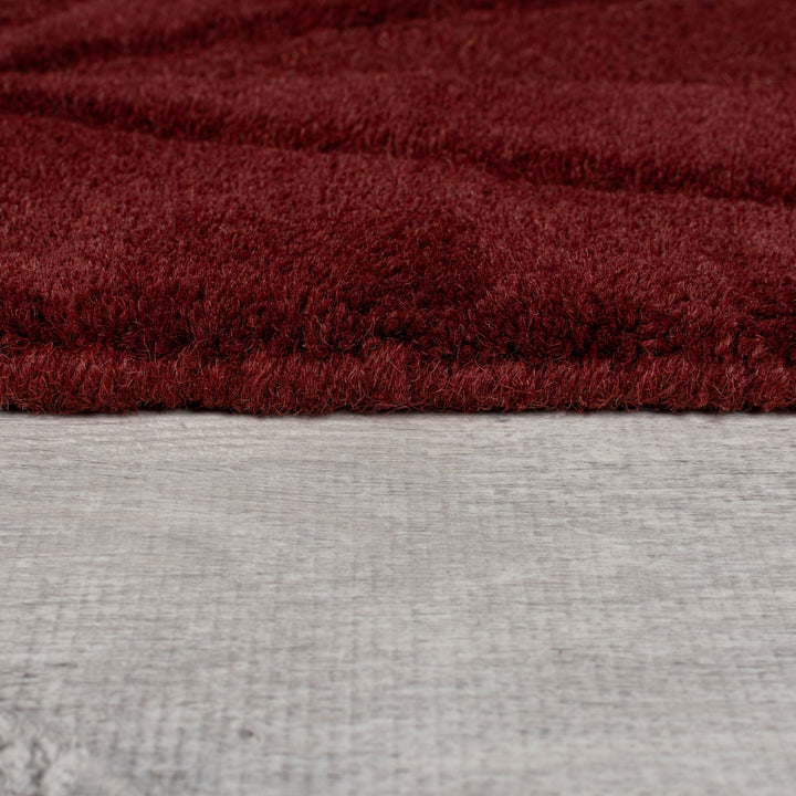 Wollteppich Hoch-Tief-Design - designstark DEBEN TROY_Rechteckig_