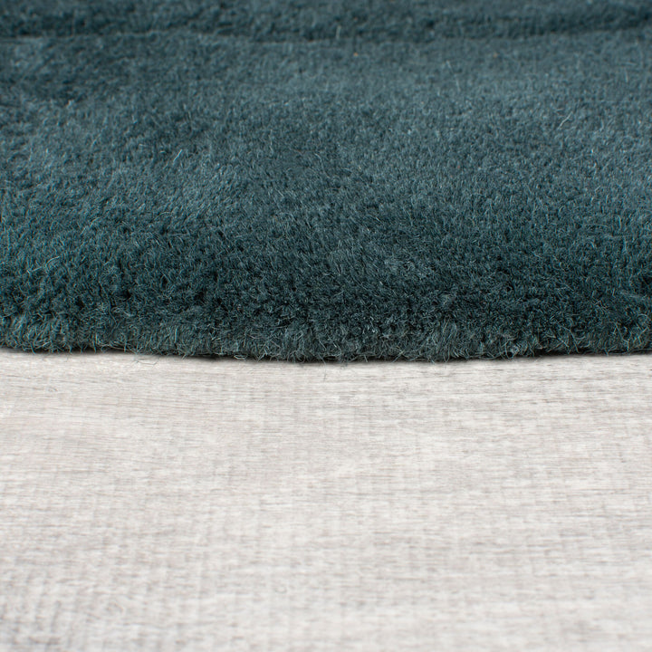 Wollteppich Hoch-Tief-Design - designstark DEBEN TROY_Rund_