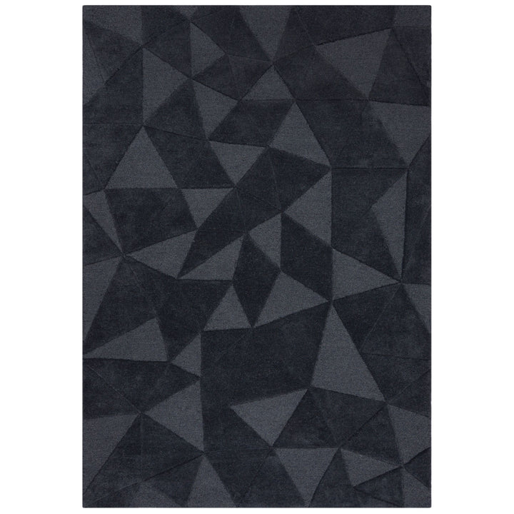 Luxus-Wollteppich mit Geometrischem Muster - Kollektion DEBEN TROY von Kadima Design 
_Anthrazit_#sku_BARK503119373448-BARK503119373449-BARK503119373450#