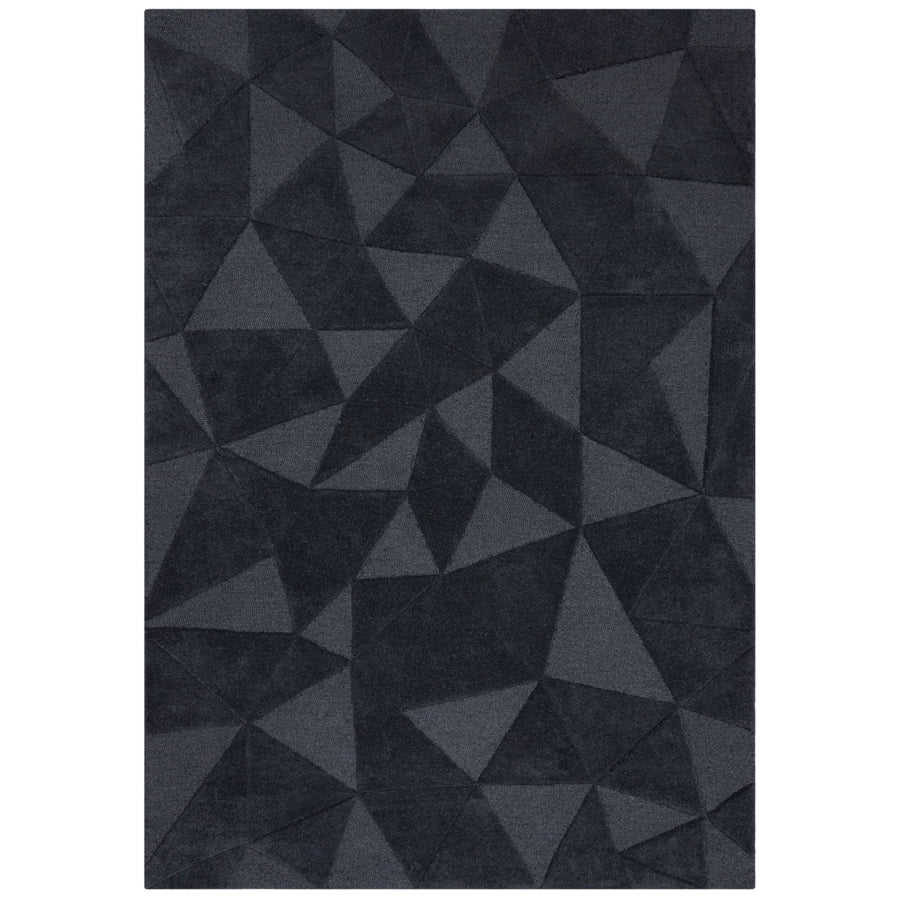 Luxus-Wollteppich mit Geometrischem Muster - Kollektion DEBEN TROY von Kadima Design 
_Anthrazit_#sku_BARK503119373448-BARK503119373449-BARK503119373450#