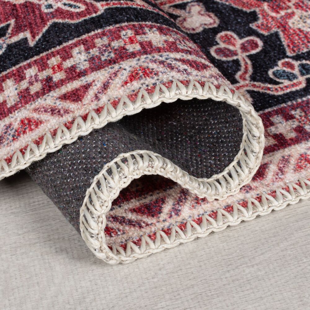 Teppich maschinenwaschbar Vintage-Design - recycelt HALD_Rechteckig_