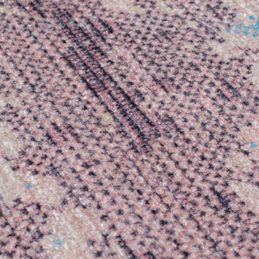 Maschinenwaschbarer bunter Teppich aus recycelten Fasern_Multi_Rechteckig_